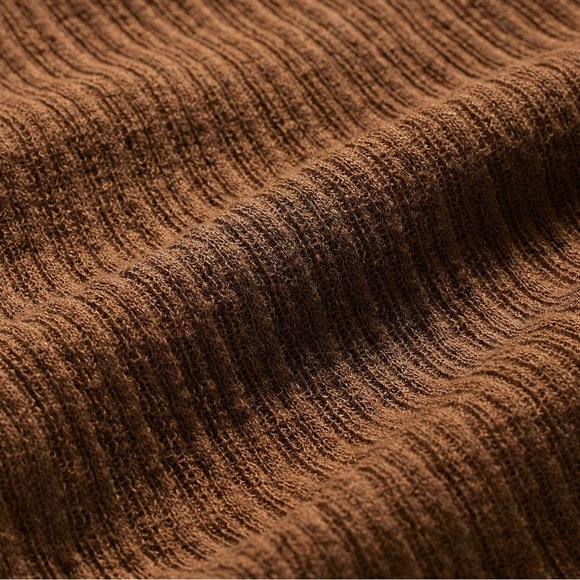 SKIMS SHEER KNIT CAMI BODYSUIT BISON M - Picture 4 of 6